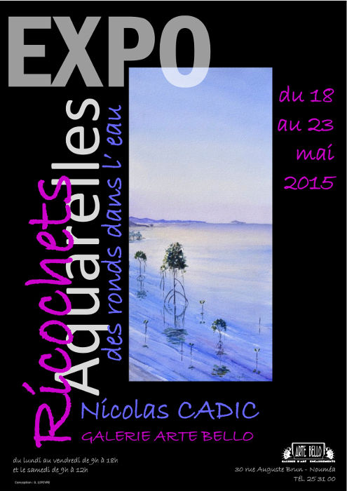 Affiche exposition Nicolas Cadic Affiche exposition Nicolas Cadic