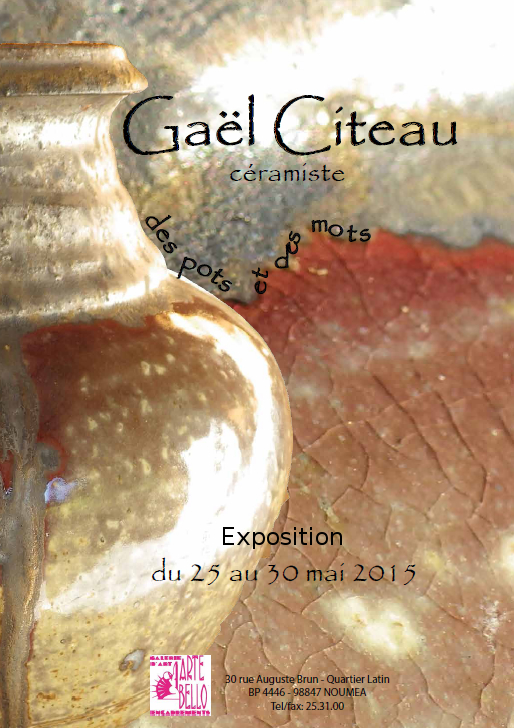 Affiche exposition Gaël CITEAU