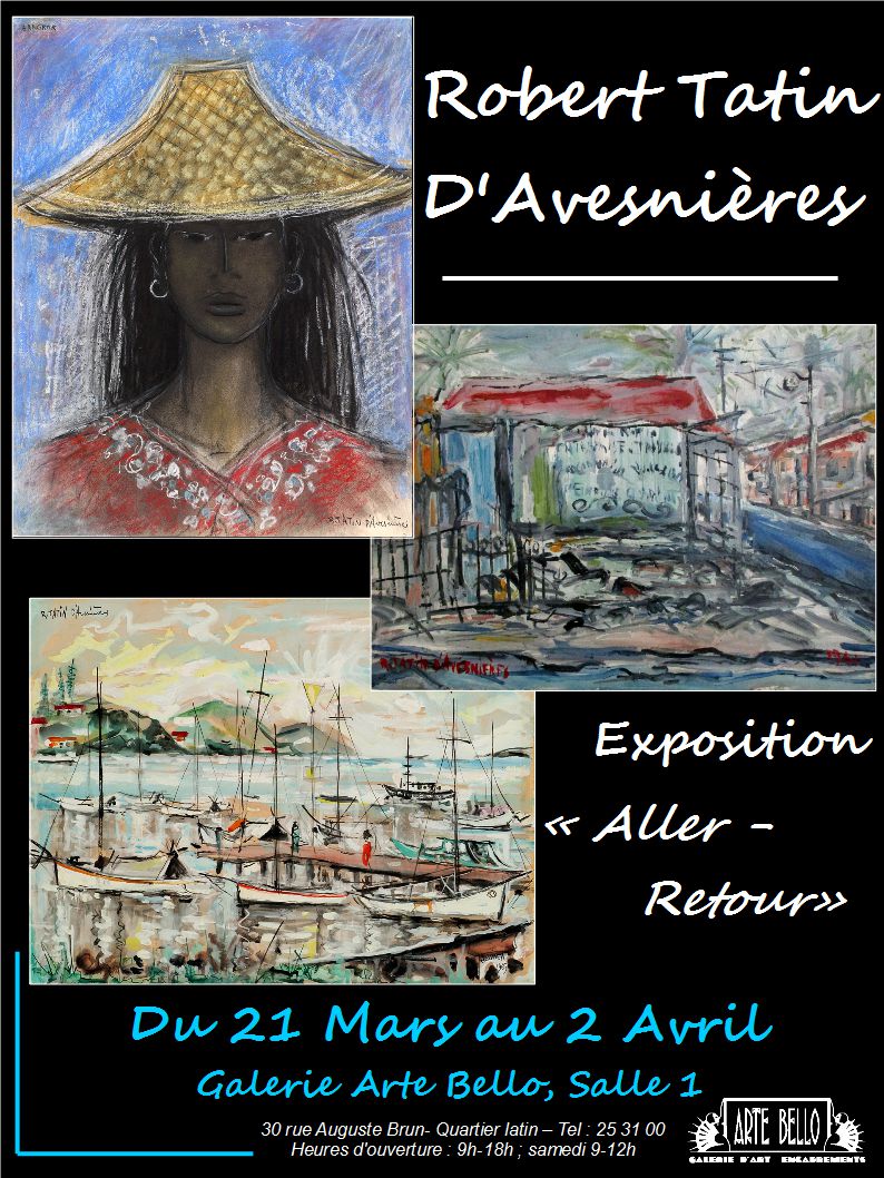 Affiche, exposition Robert Tatin D'avesniere Affiche, exposition Robert Tatin D'avesniere