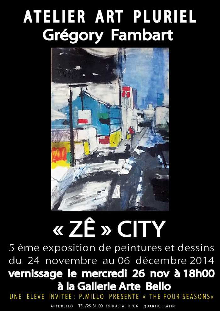 Gregory Fambart, affiche Gregory Fambart, affiche