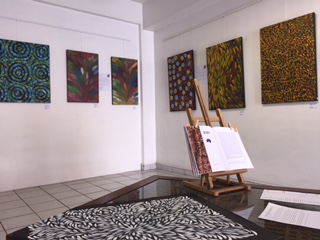 Installation, peinture aborigène Installation, peinture aborigène