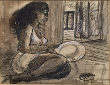 Jean Michon, Femme au chapeau Jean Michon, Femme au chapeau