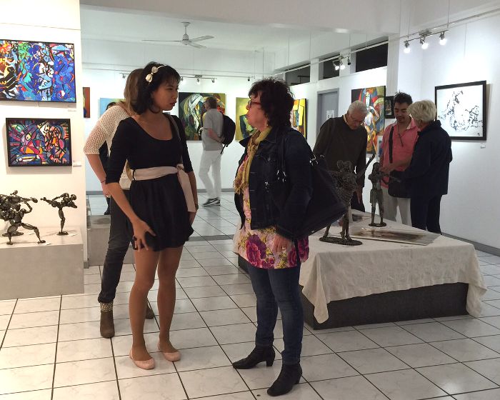 Vernissage 1, expo Abstraction Vernissage 1, expo Abstraction
