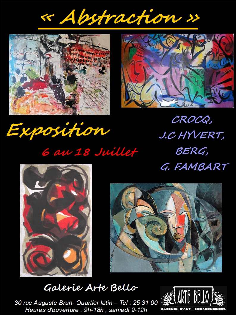 affiche, Abstraction affiche, Abstraction