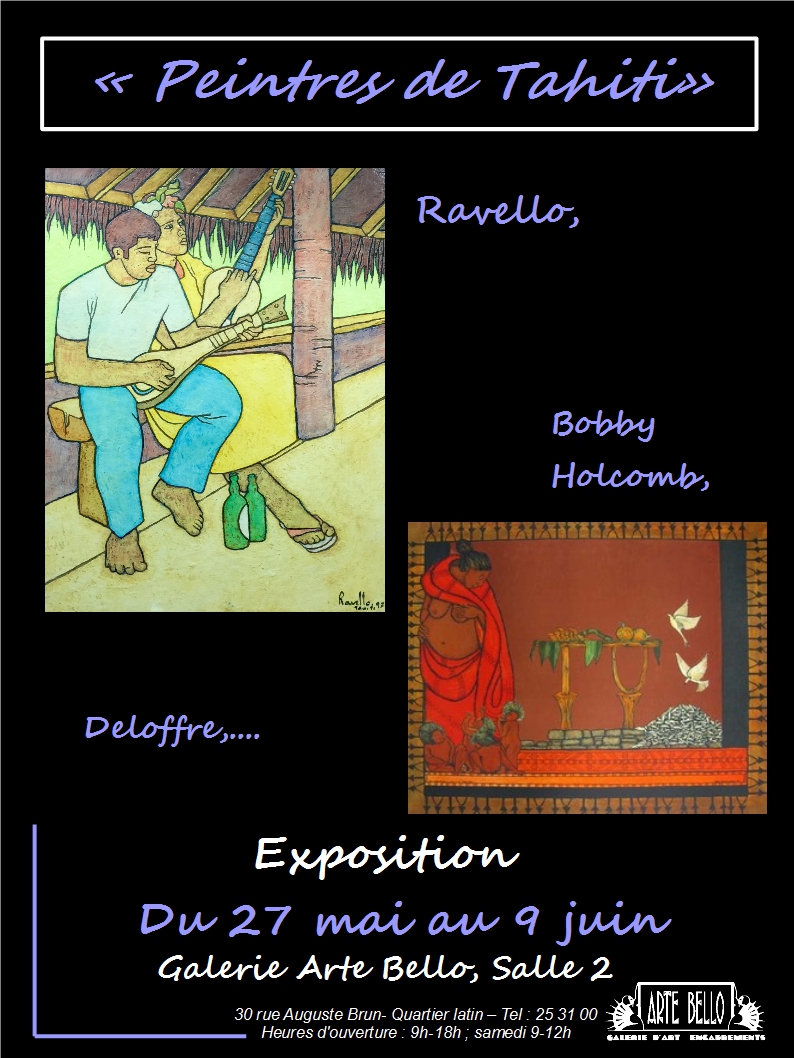 affiche, peintres de Tahiti affiche, peintres de Tahiti