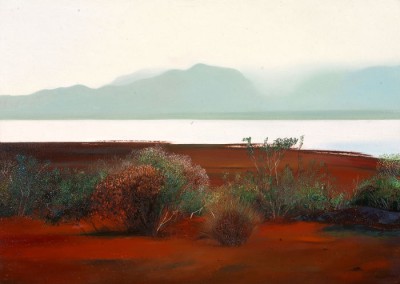 Michel Moulimois, Yaté vert 64 x 90 cm - oil x700